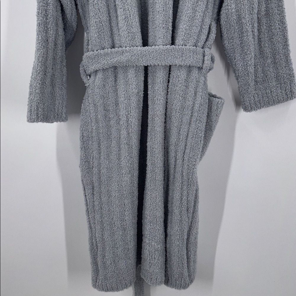 Pottery Barn Teddy Robe Grey Size Large - Picture 10 of 13